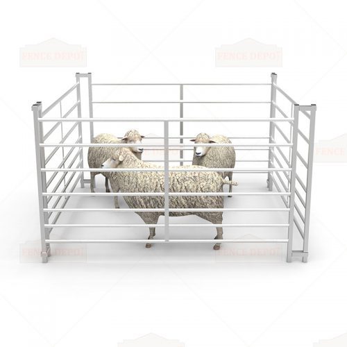 5ft 7 Railed Metal Galvanized Sheep Hurdle Fencing