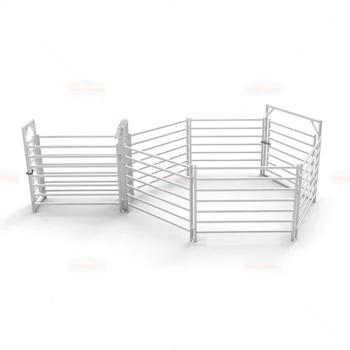 Cattle Fence, 10 Head Cattle Metal Steel Fence Panels