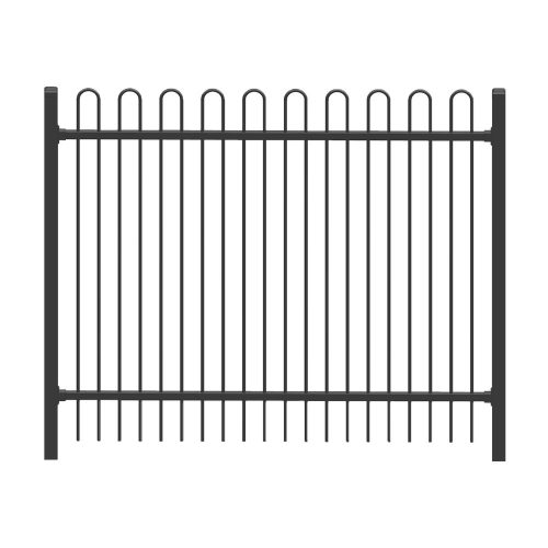 Loop Top Steel Fence Panel