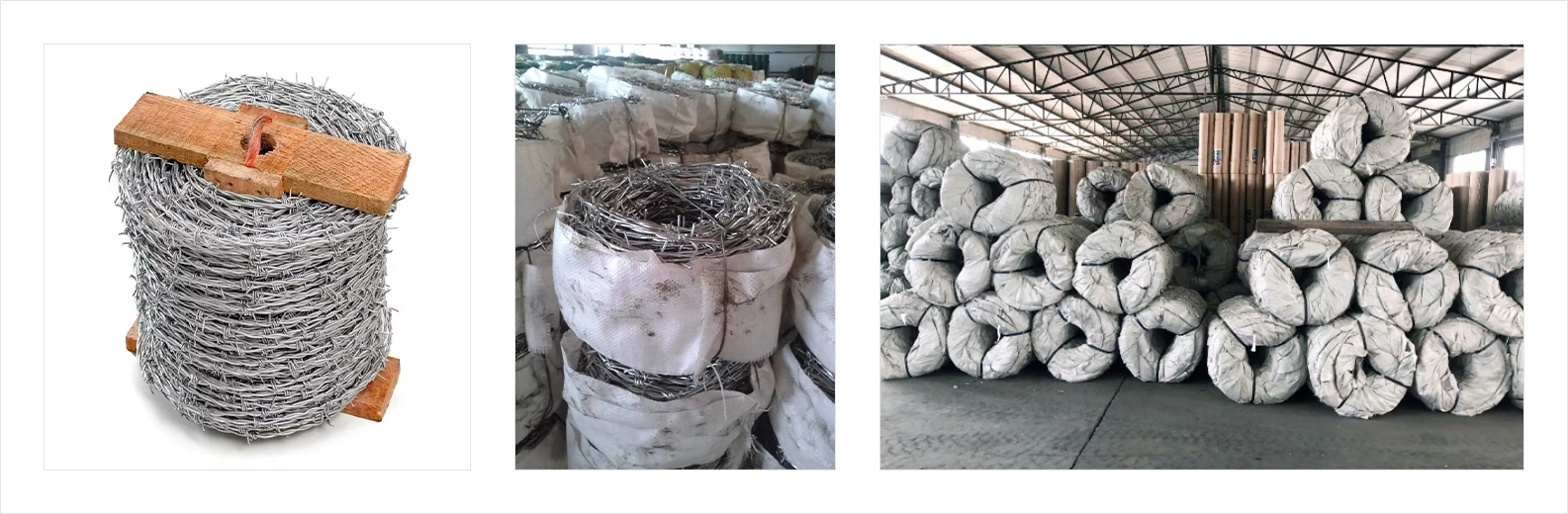 Barbed Wire Mesh Fence Packing