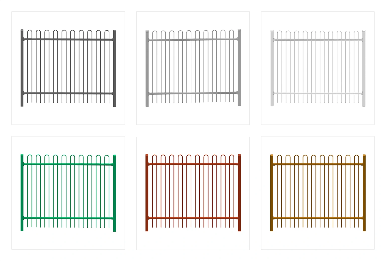 Loop Top Fencing Multiple Color Options