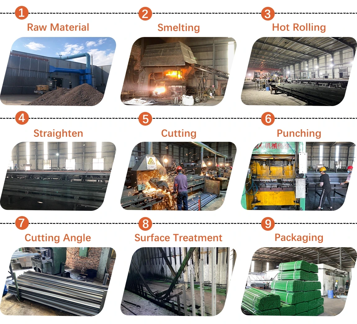 Metal Steel Star Pickets Production Process
