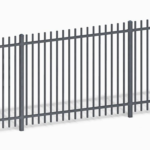 Rod Top Steel Fence Panel