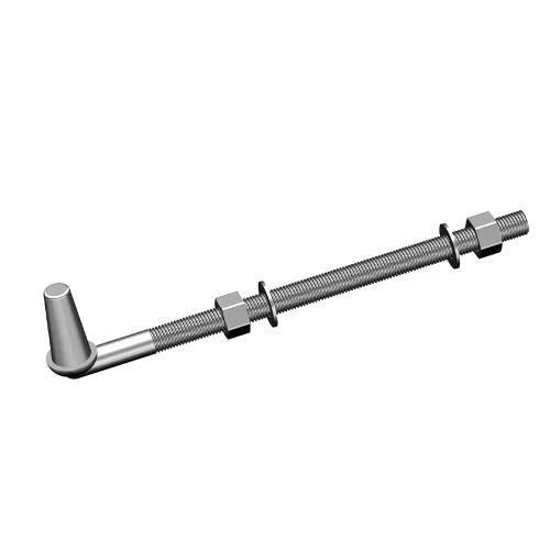 Adjustable Through Post Gudgeon Galvanized