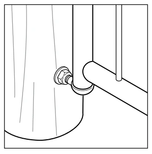 Adjustable Through Post Gudgeon Galvanized Usage Scenario