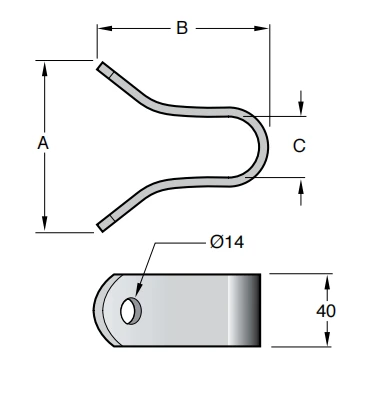 Angle Post Strap Specification