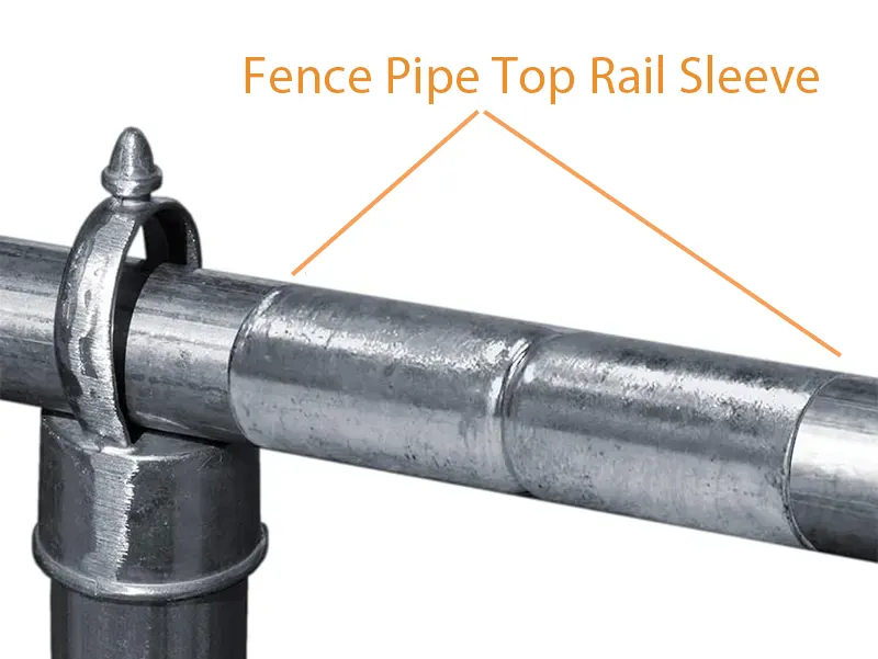 Fence Pipe Top Rail Sleeve