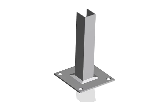 Fence Post Internal Flange Base Plate