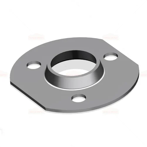 Round Pipe Straight Sides Round Flange