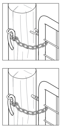 Farm Gate Staple And Latch Fastener Usage Scenarios