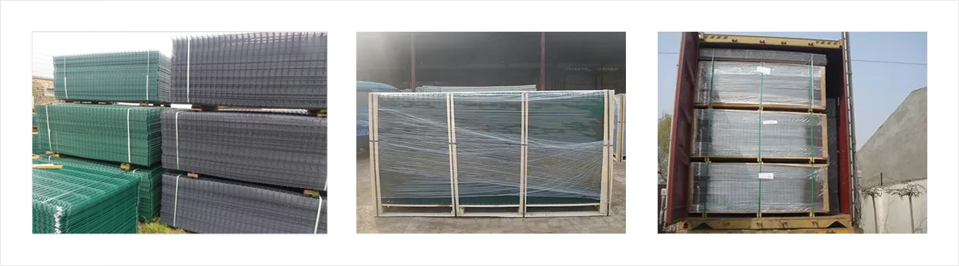 Green Rigid Panel RAL 6005 Packing and Shipping