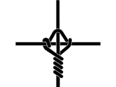 fixed-knot woven