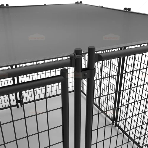 lack Mesh Welded Wire Dog Kennel Panel