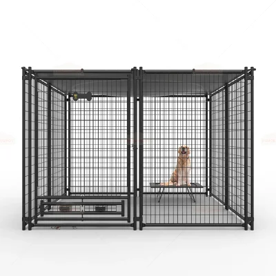 lack Mesh Welded Wire Dog Kennel Panel