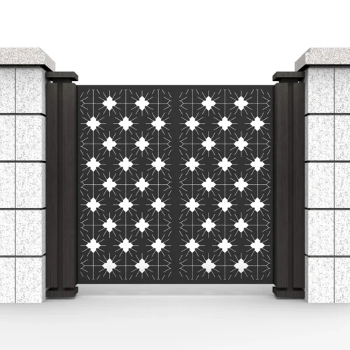 Laser Cut Metal Gate Panels