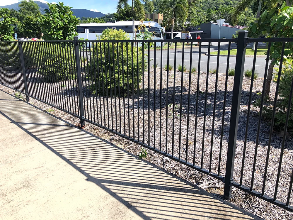 Rod Top Steel Fence Panel