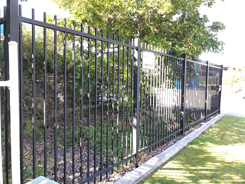 Spear Top Steel Fence