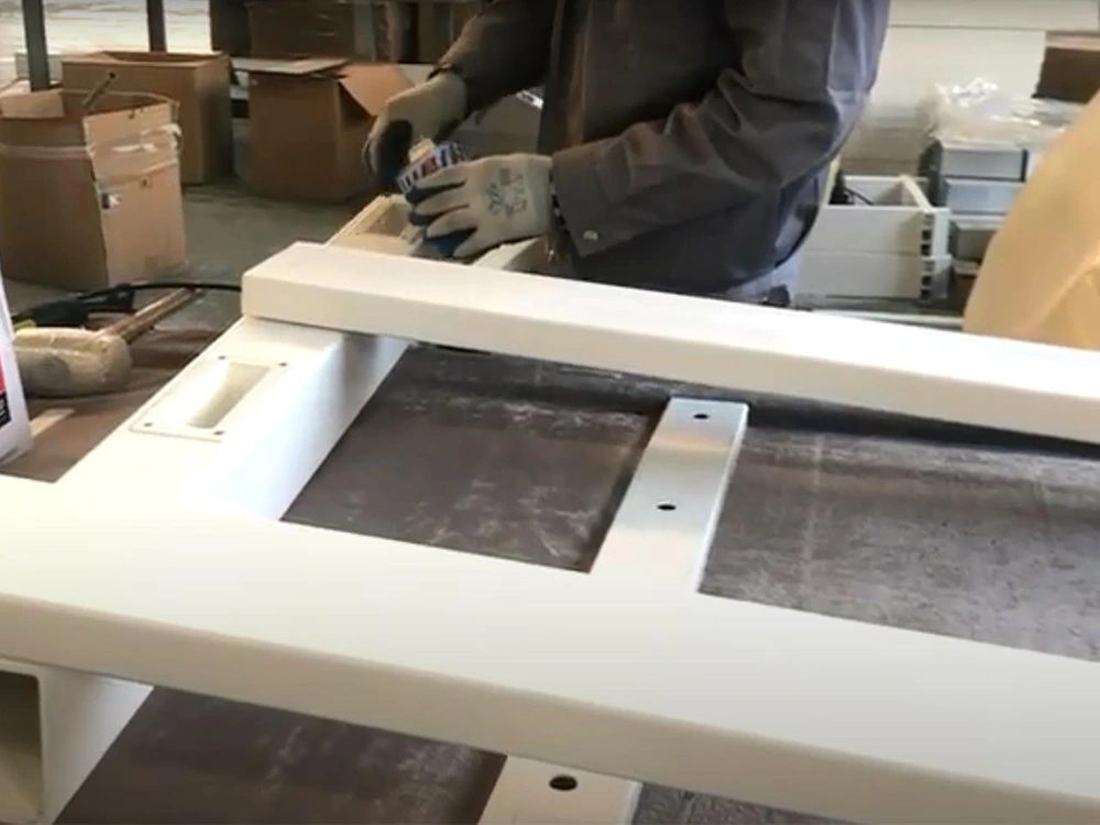 Vinyl PVC Fence Production Process - Assembly