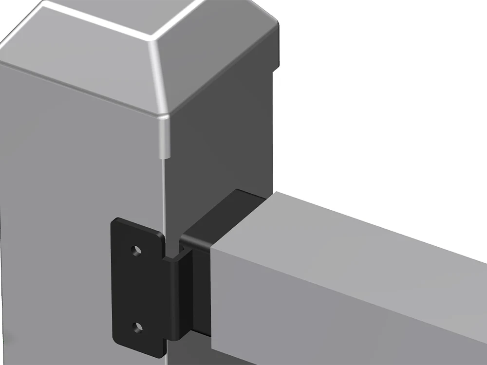 L-Shaped Security Rail Bracket